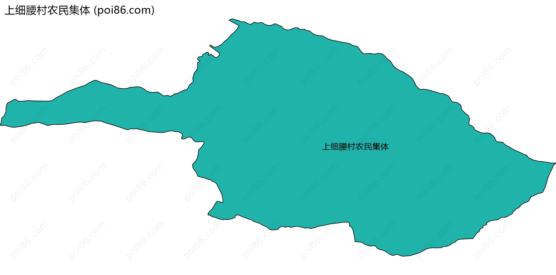 上细腰村农民集体边界地图