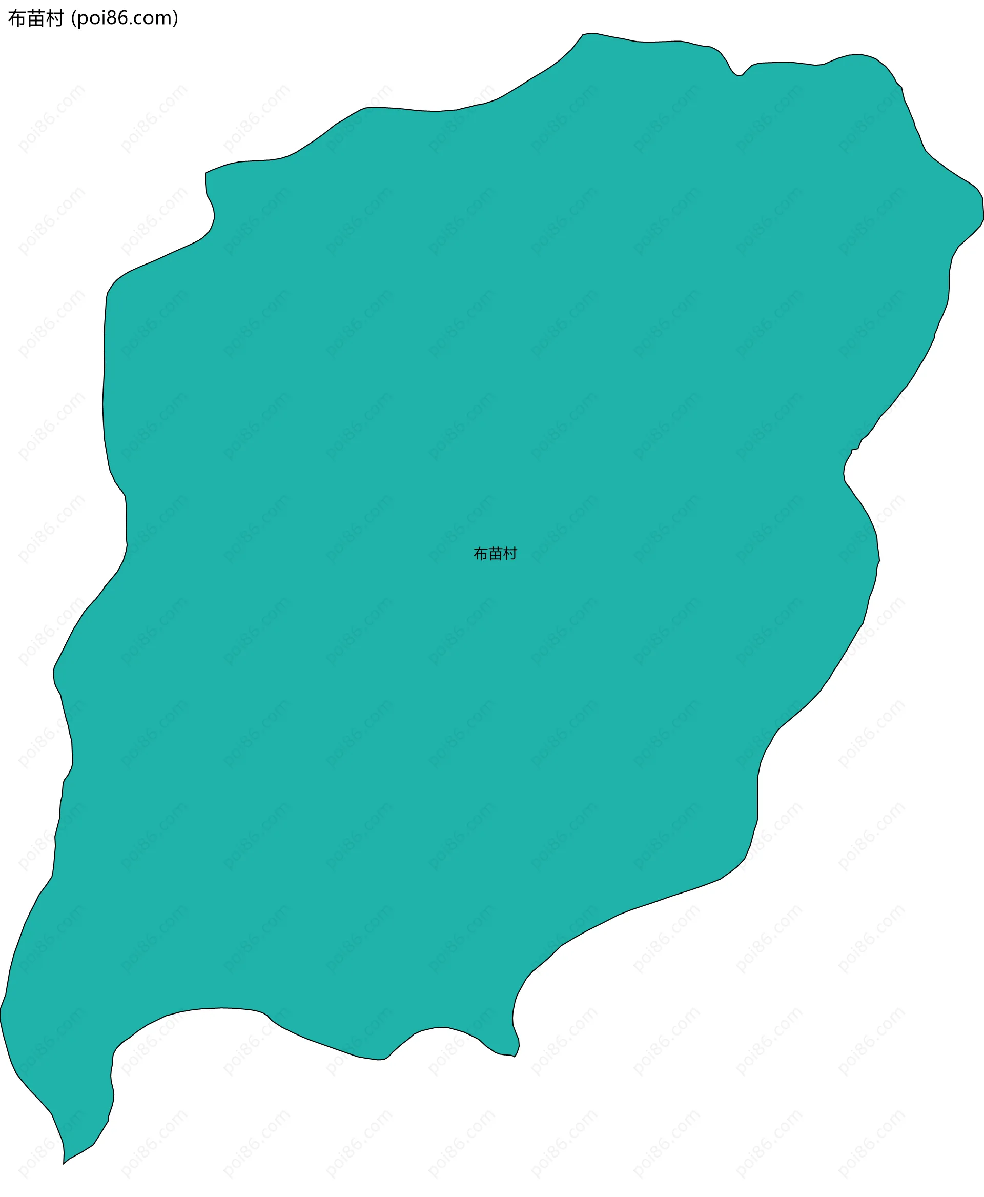 布苗村边界地图