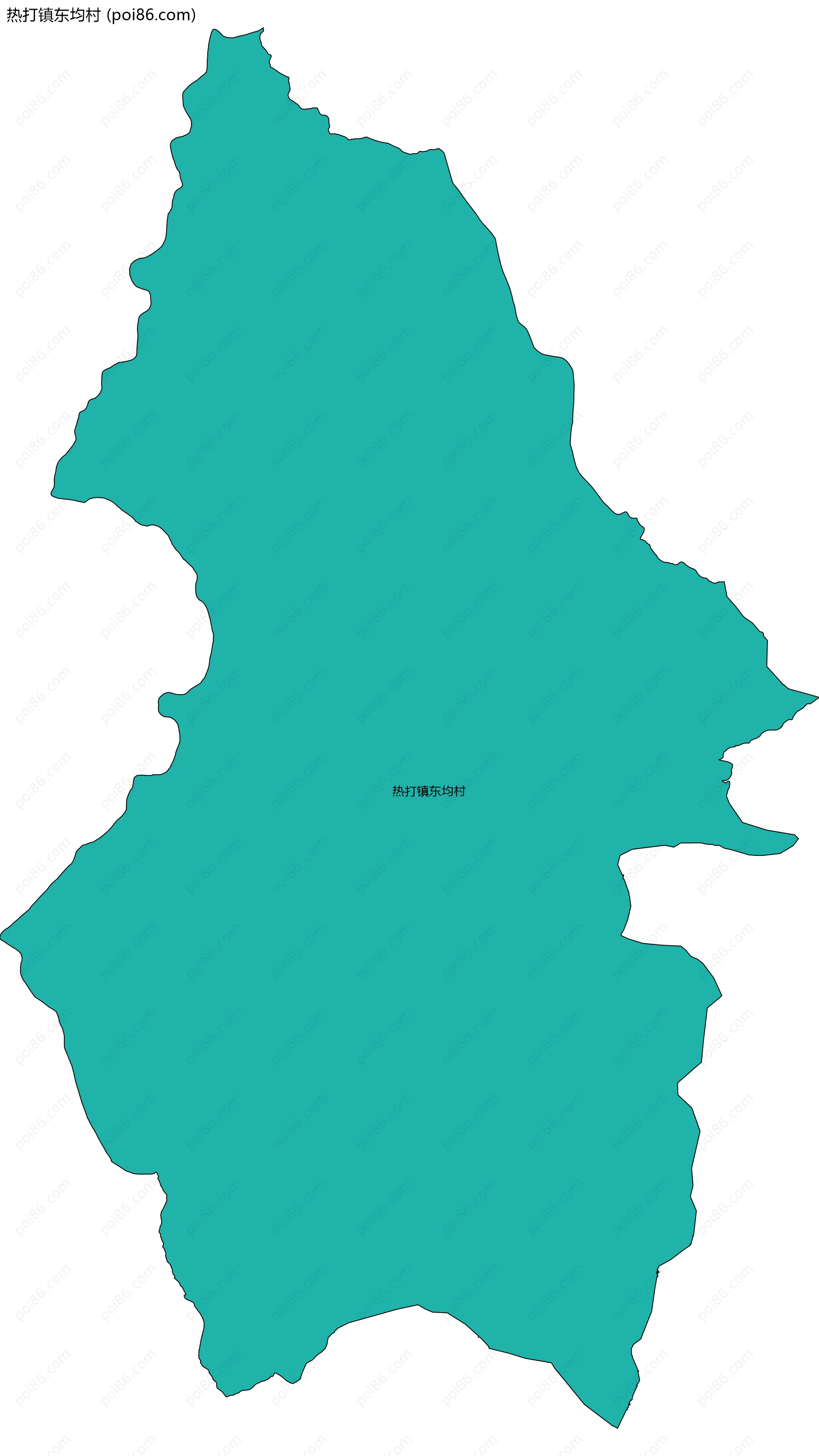 热打镇东均村边界地图