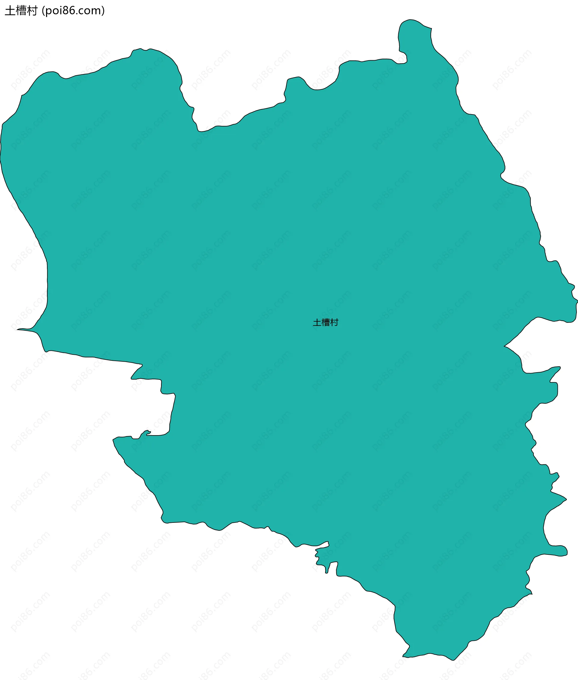 土槽村边界地图