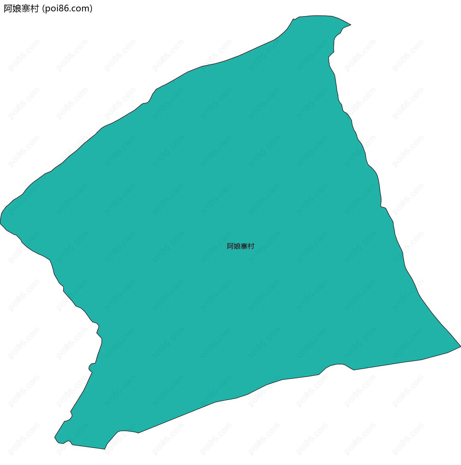 阿娘寨村边界地图