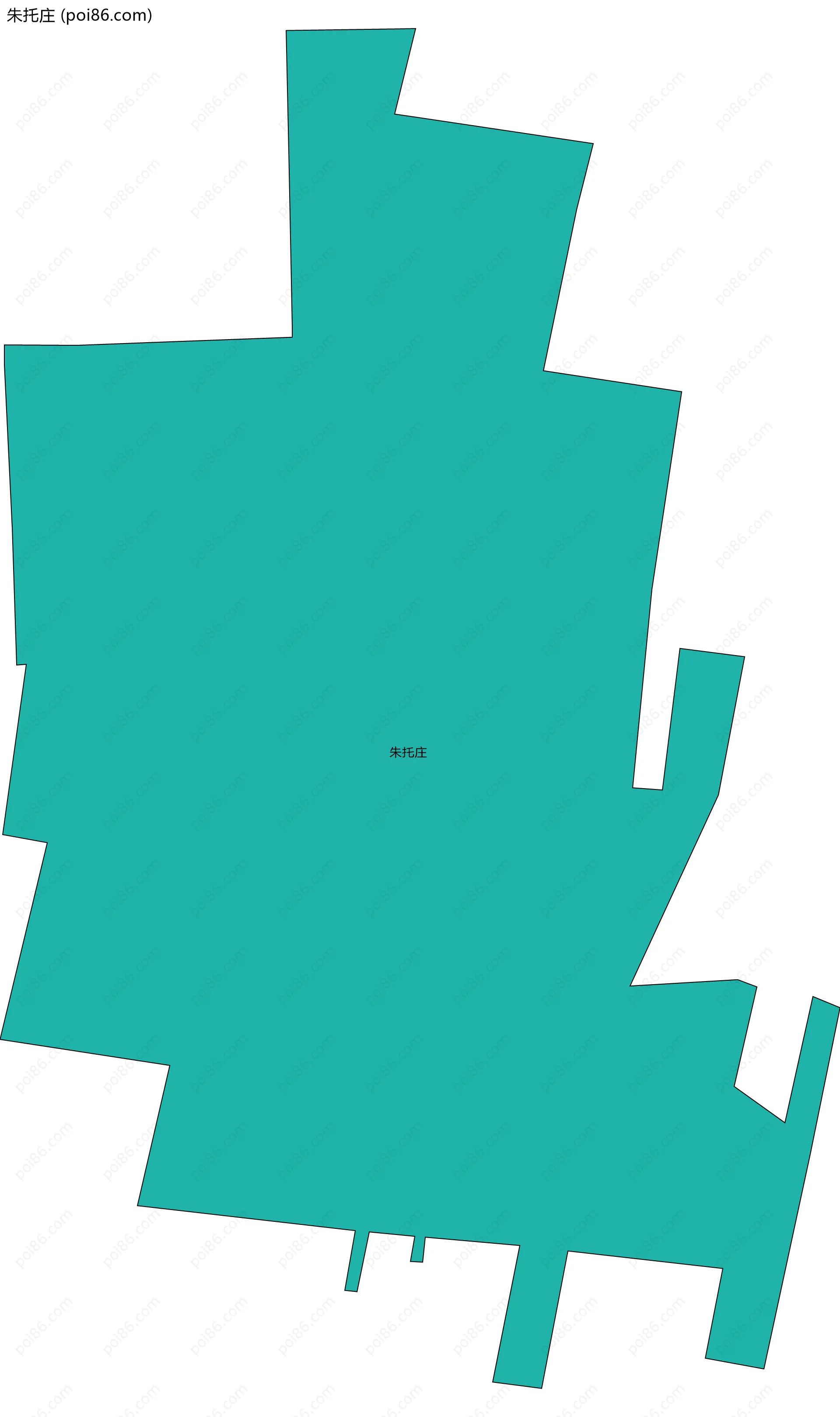 朱托庄边界地图