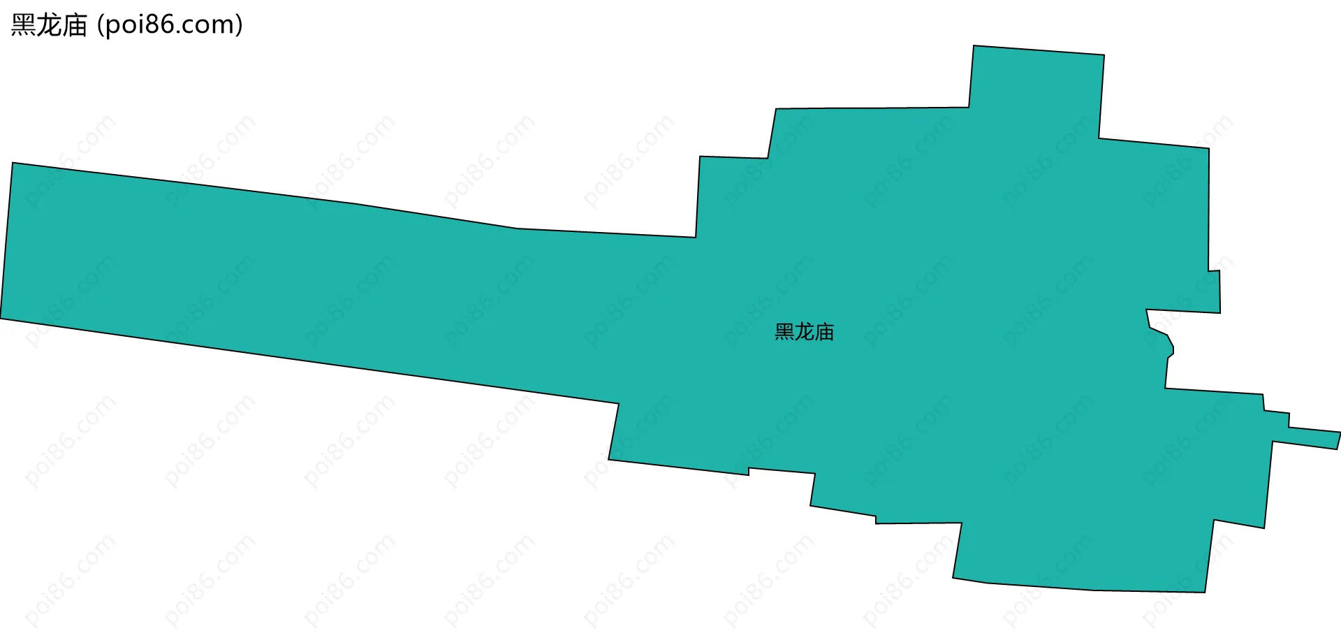黑龙庙边界地图