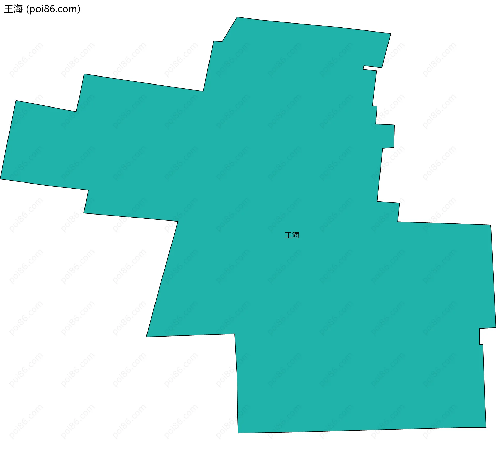 王海边界地图