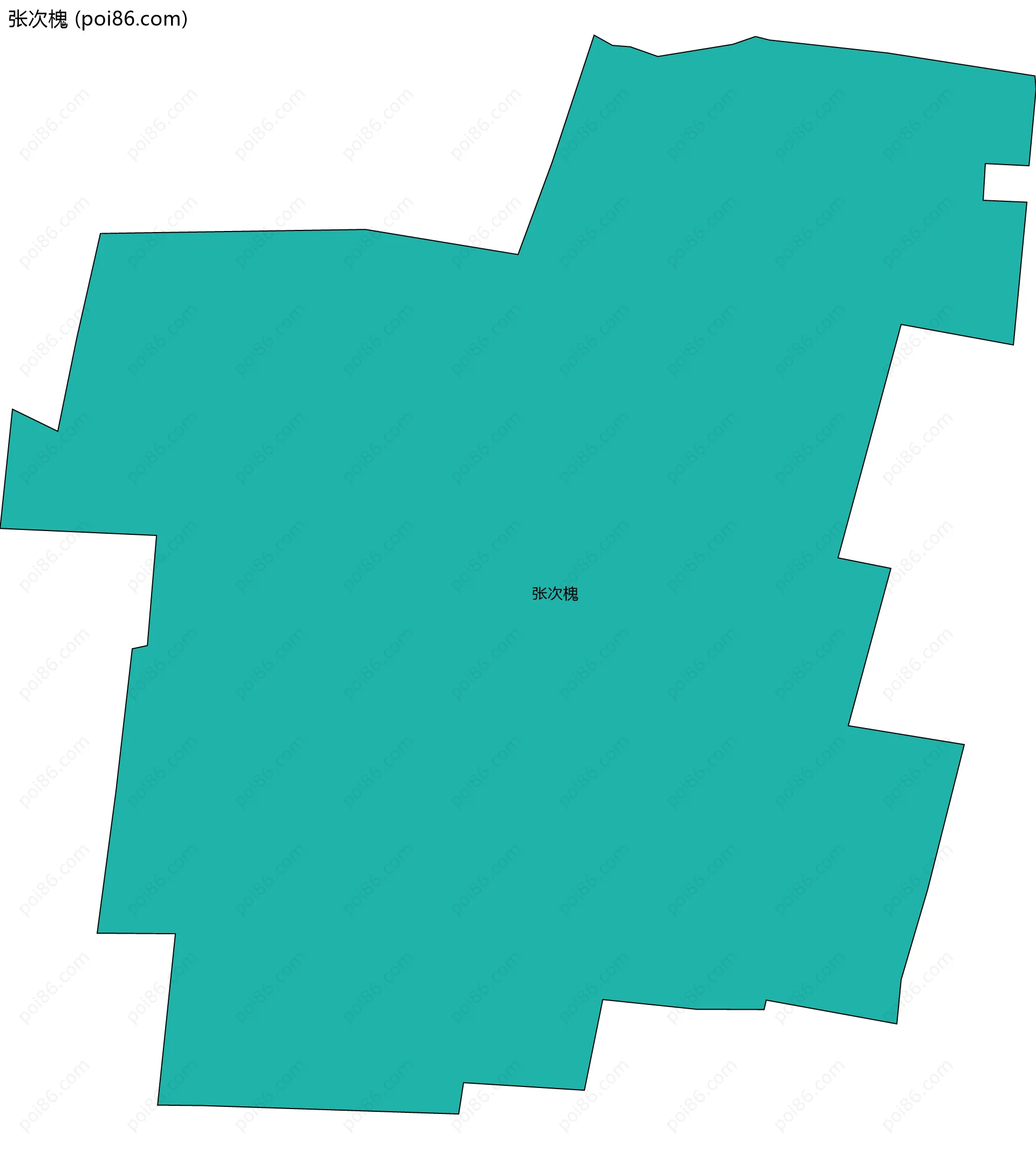 张次槐边界地图