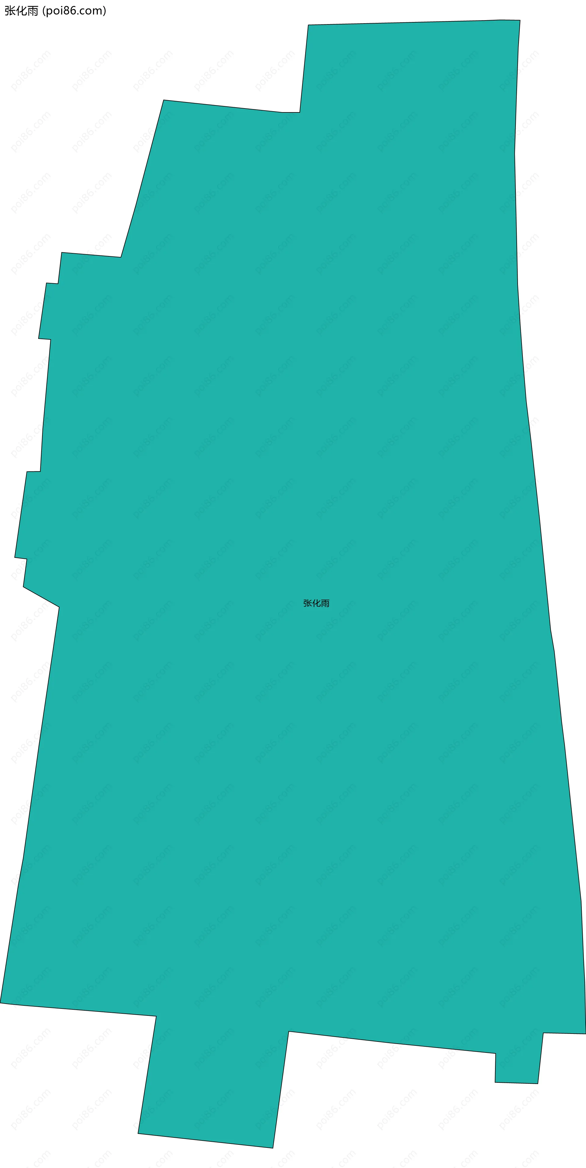 张化雨边界地图