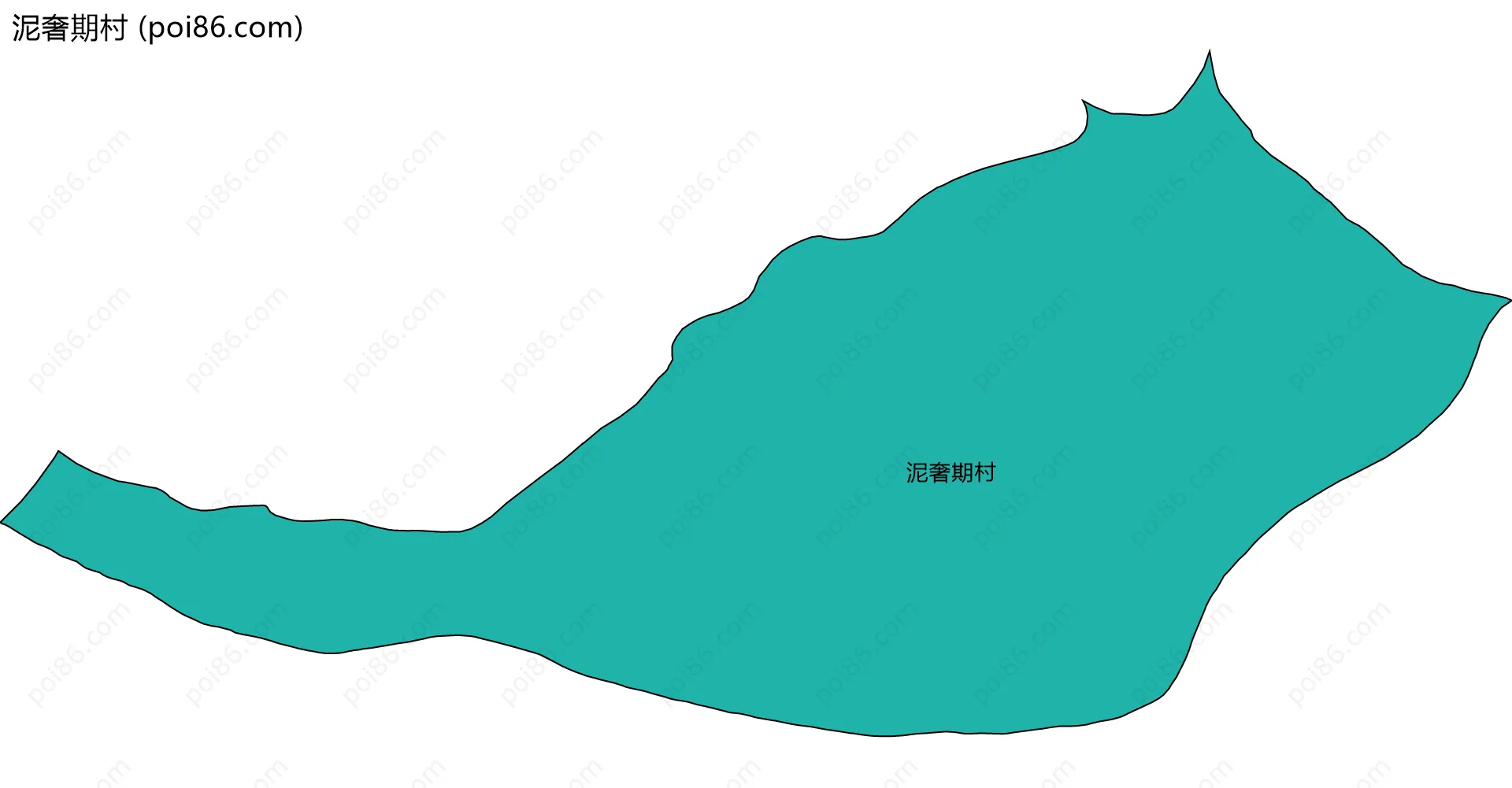 泥奢期村边界地图