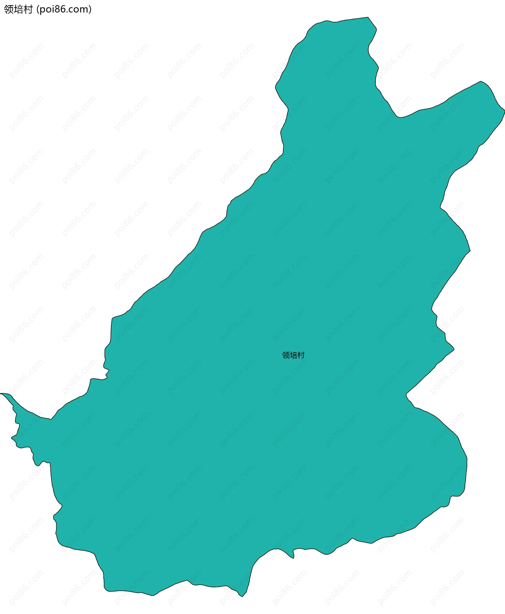 领培村边界地图