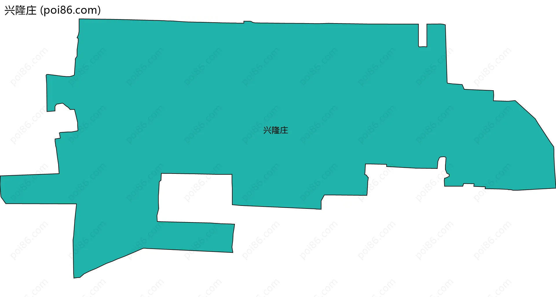 兴隆庄边界地图