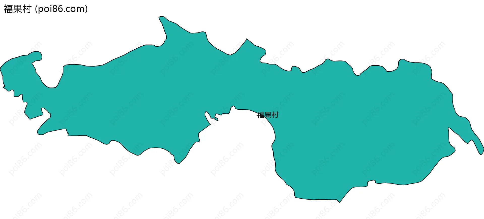 福果村边界地图