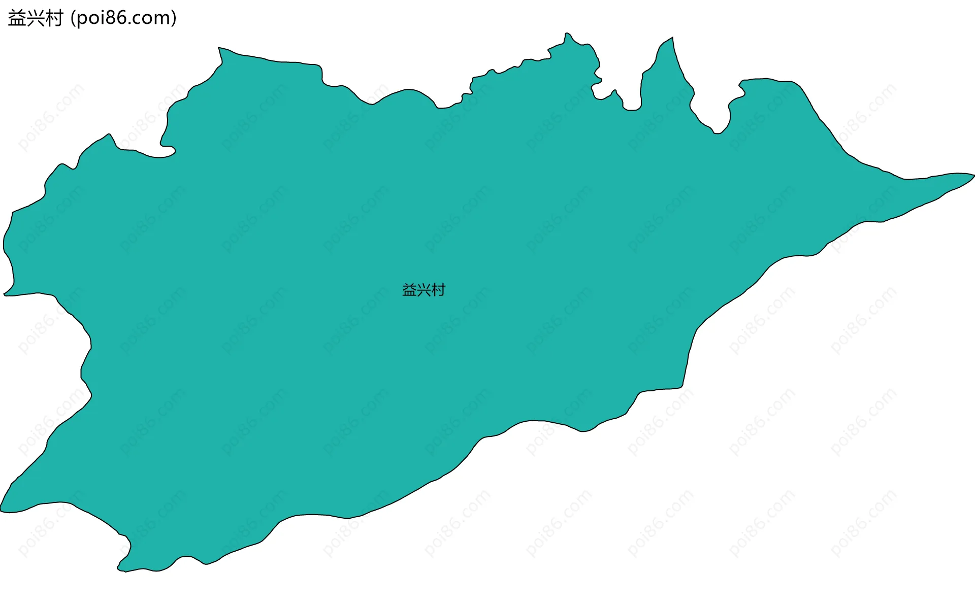 益兴村边界地图