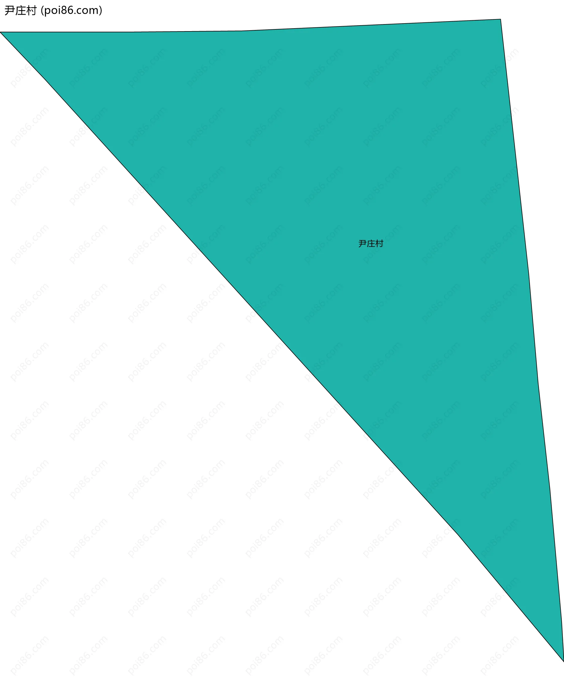 尹庄村边界地图