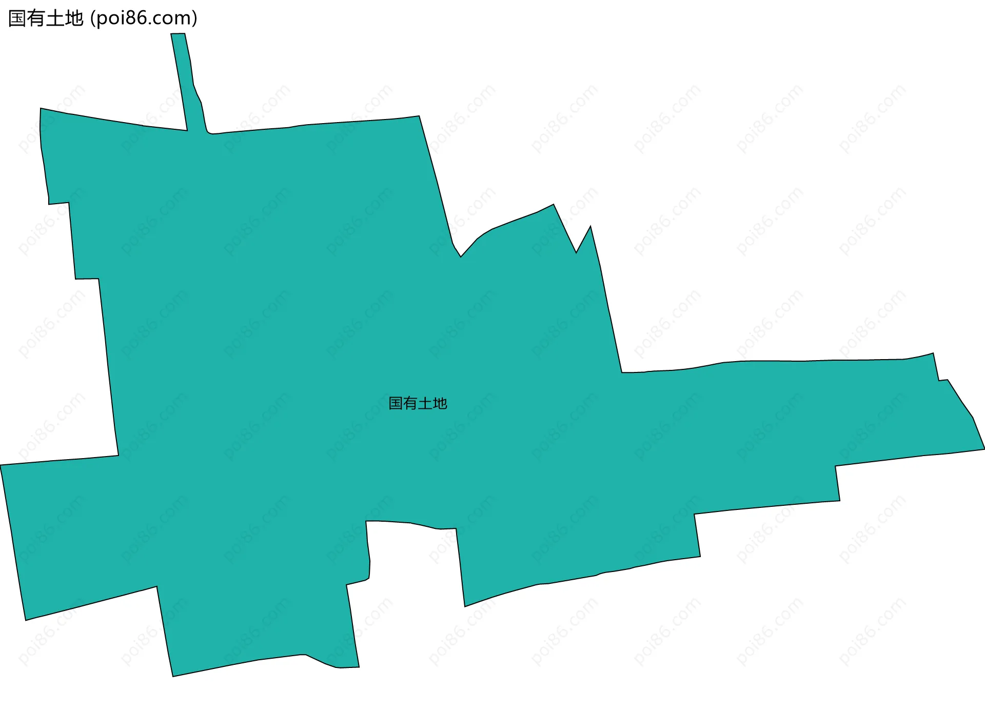 国有土地边界地图