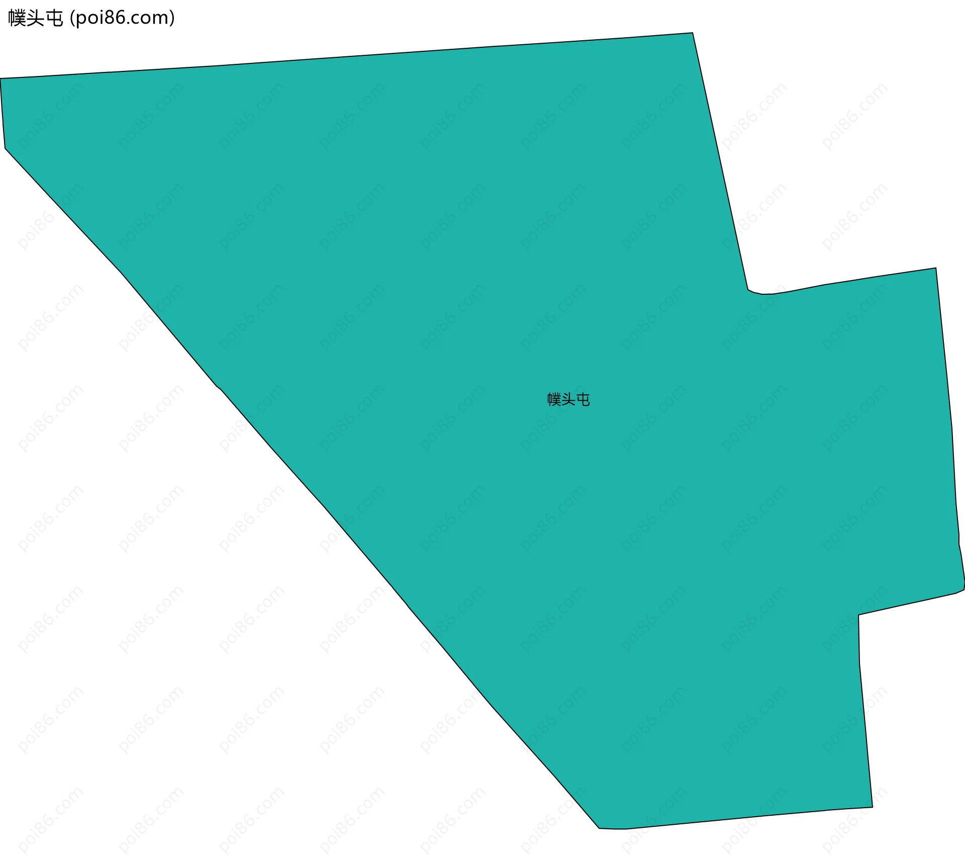 幞头屯边界地图