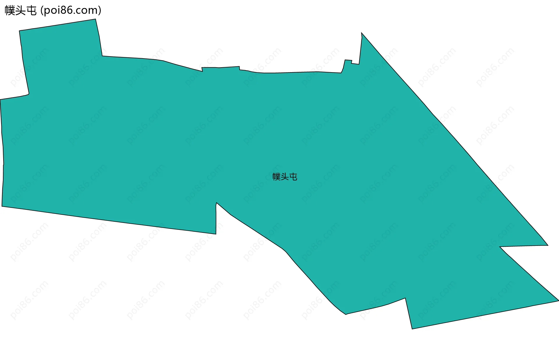 幞头屯边界地图