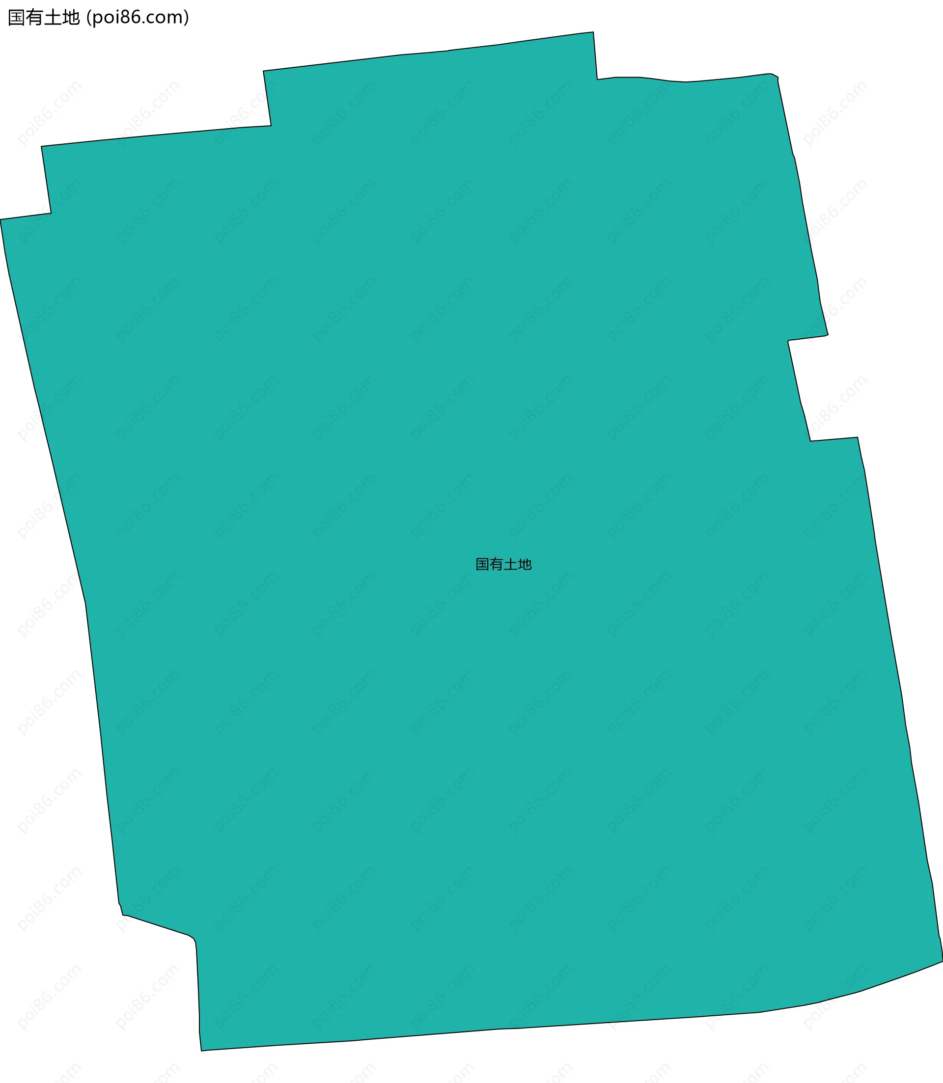 国有土地边界地图