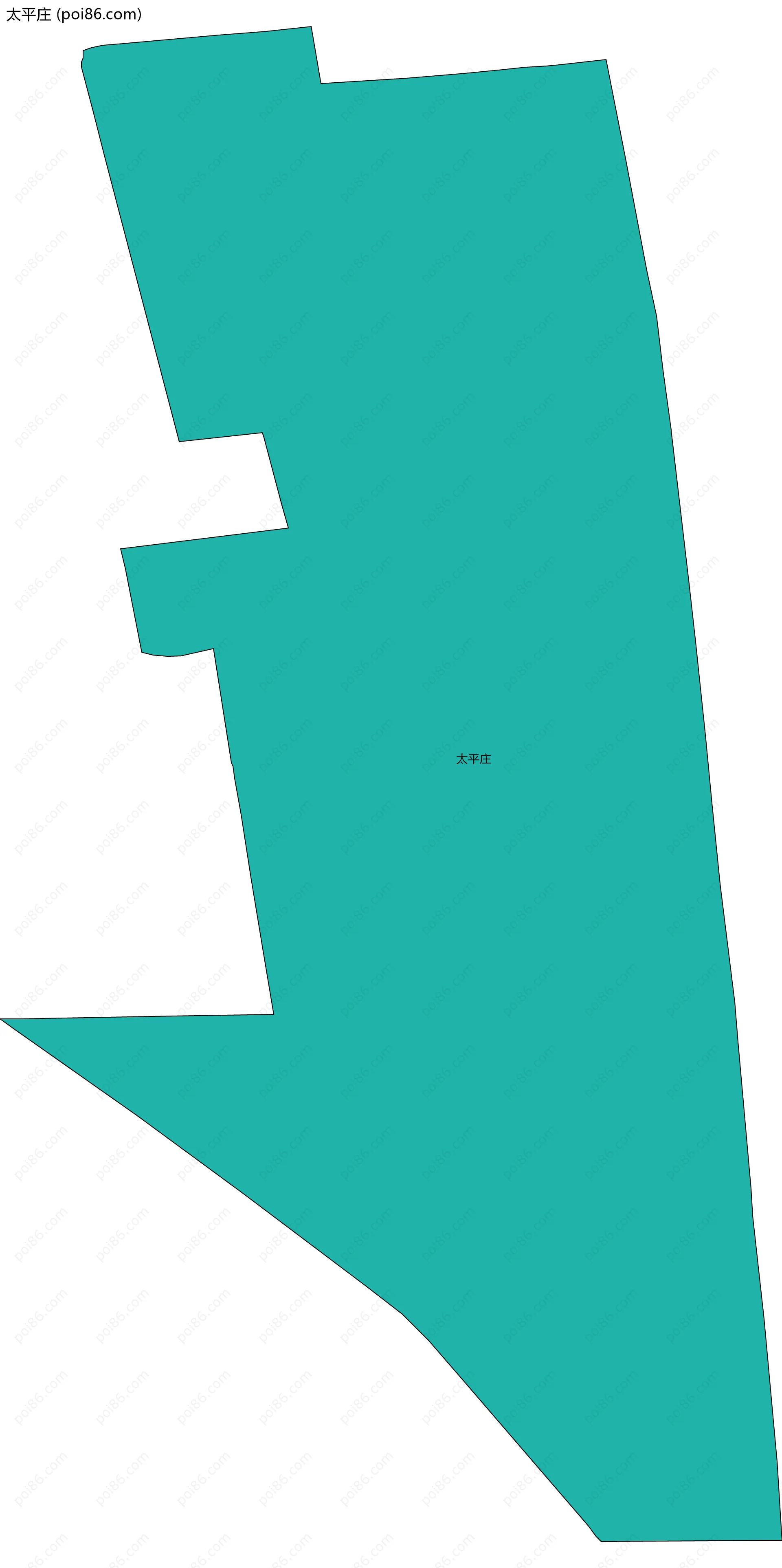 太平庄边界地图