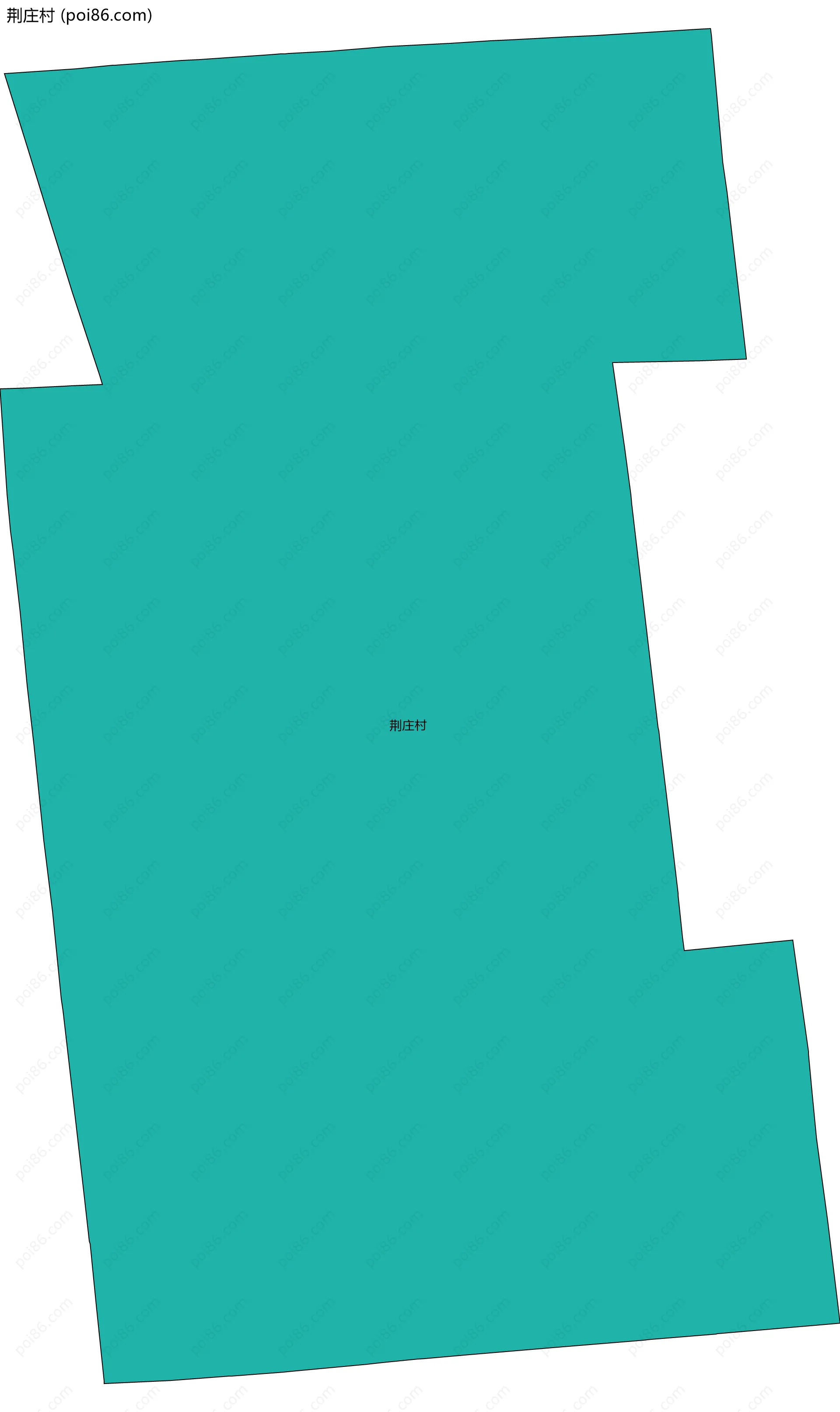 荆庄村边界地图