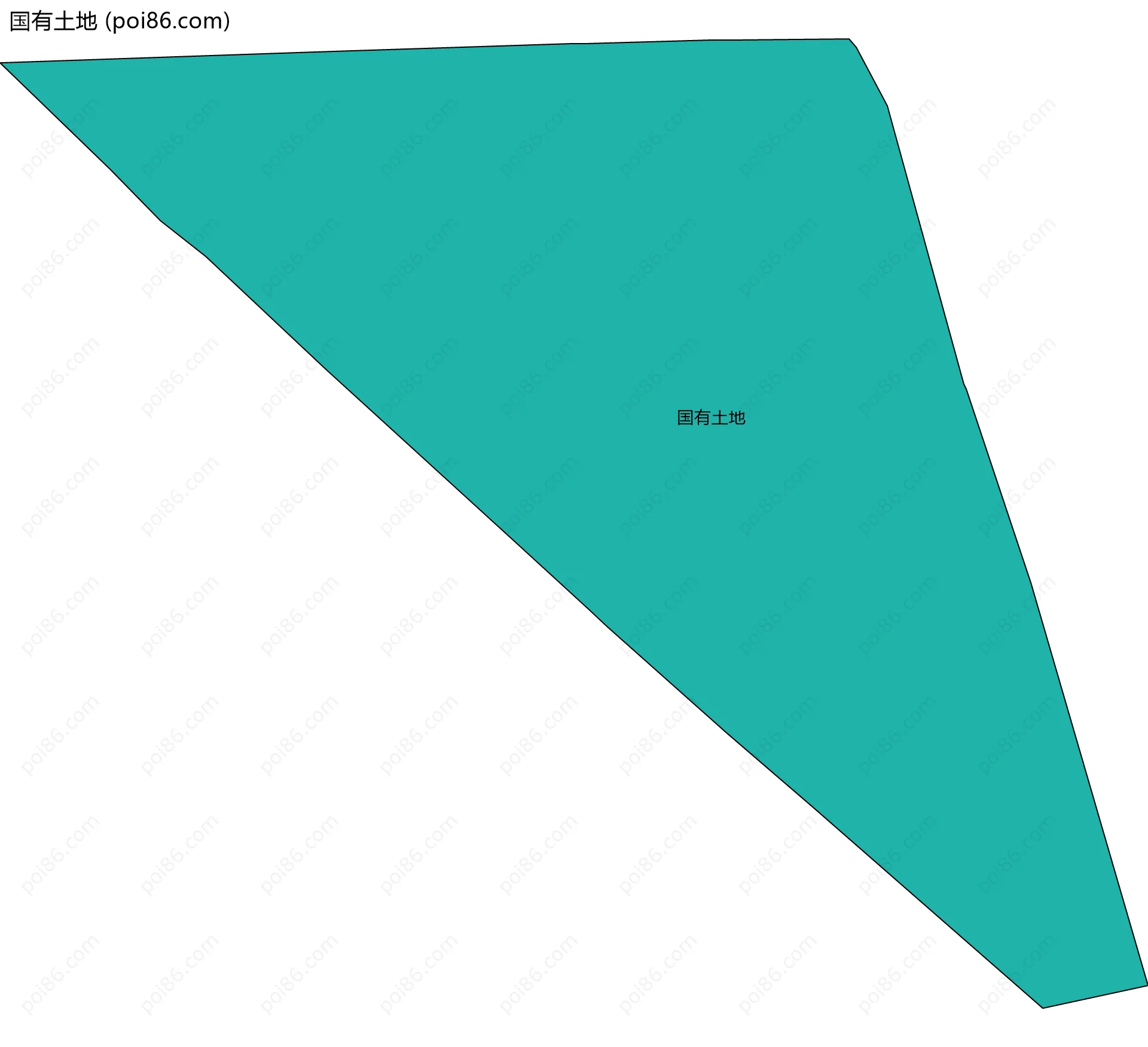国有土地边界地图