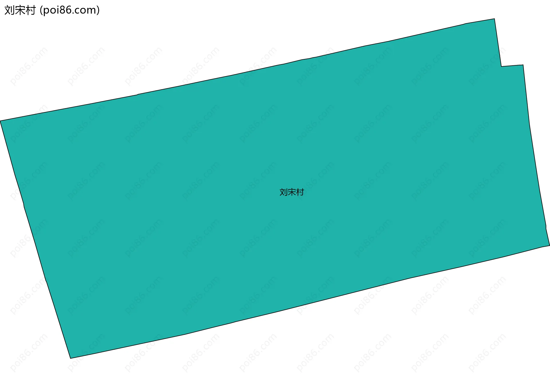 刘宋村边界地图