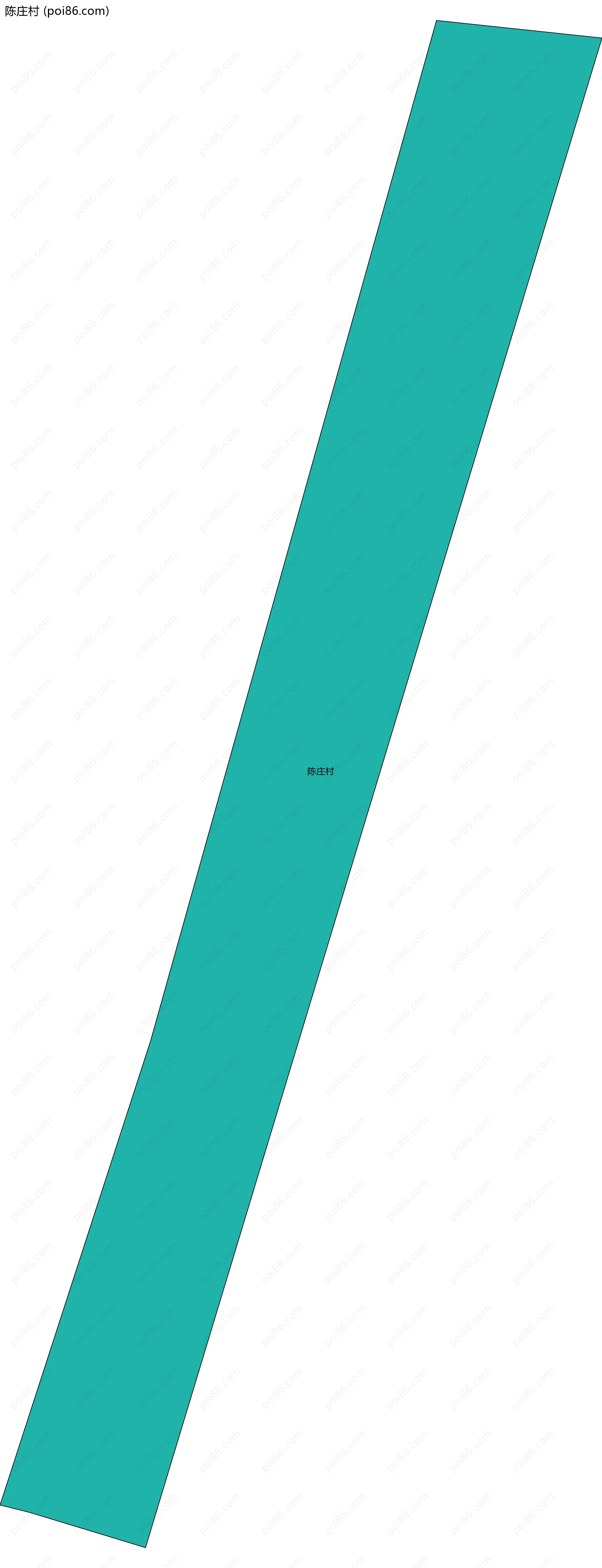 陈庄村边界地图