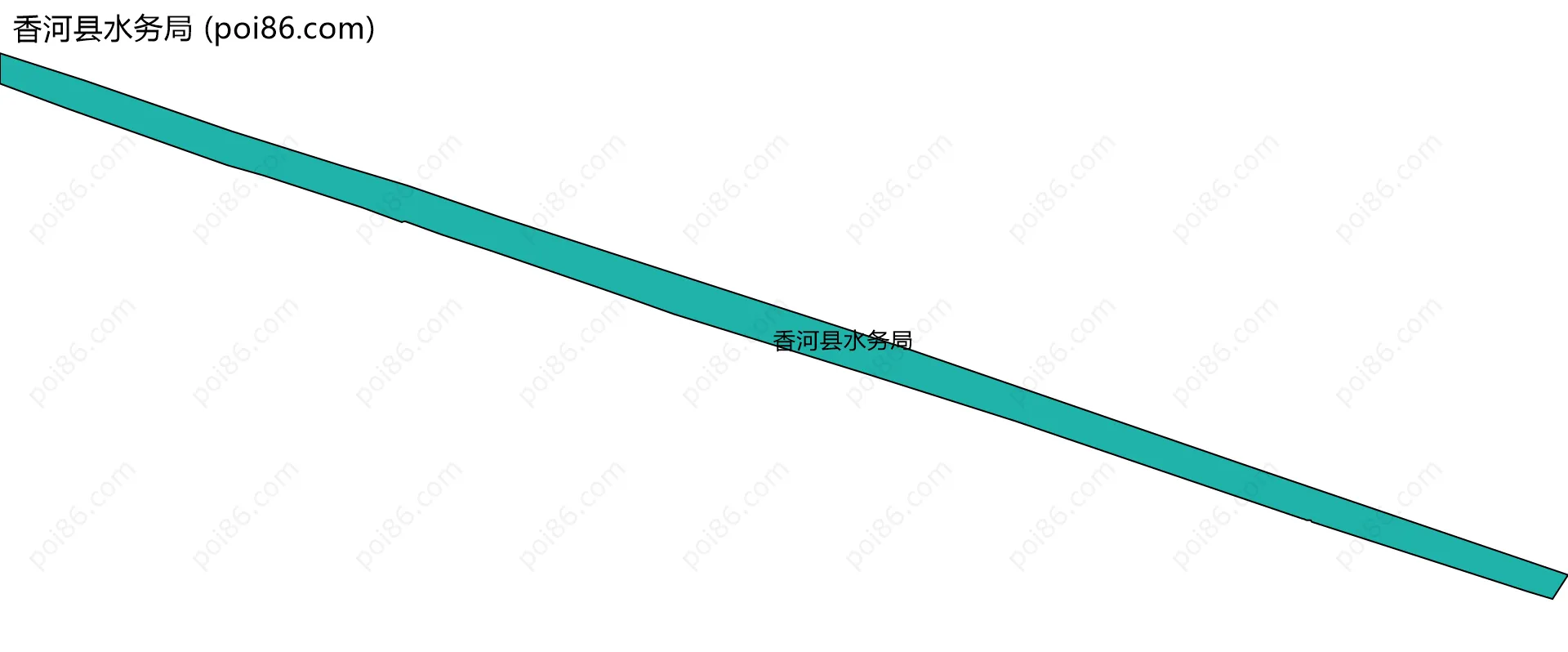 香河县水务局边界地图