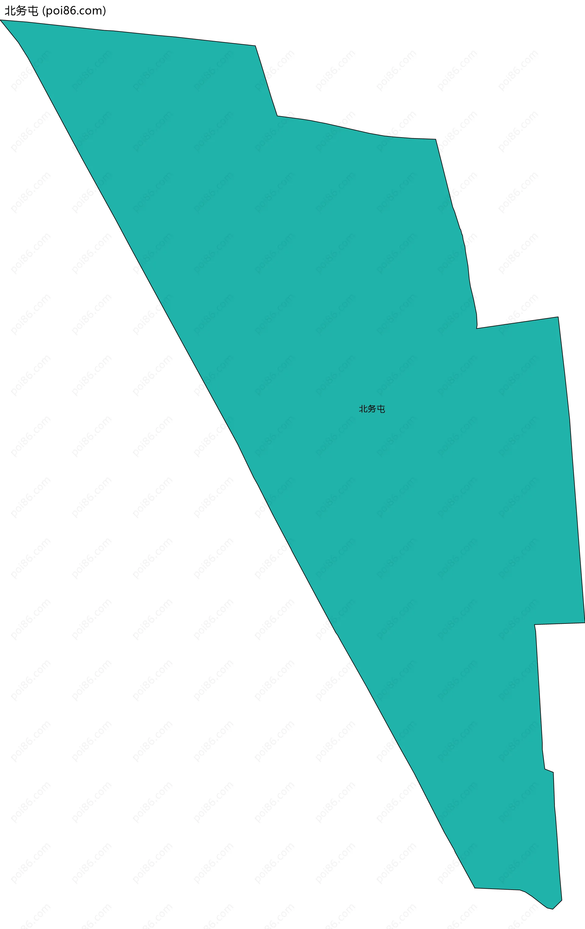 北务屯边界地图