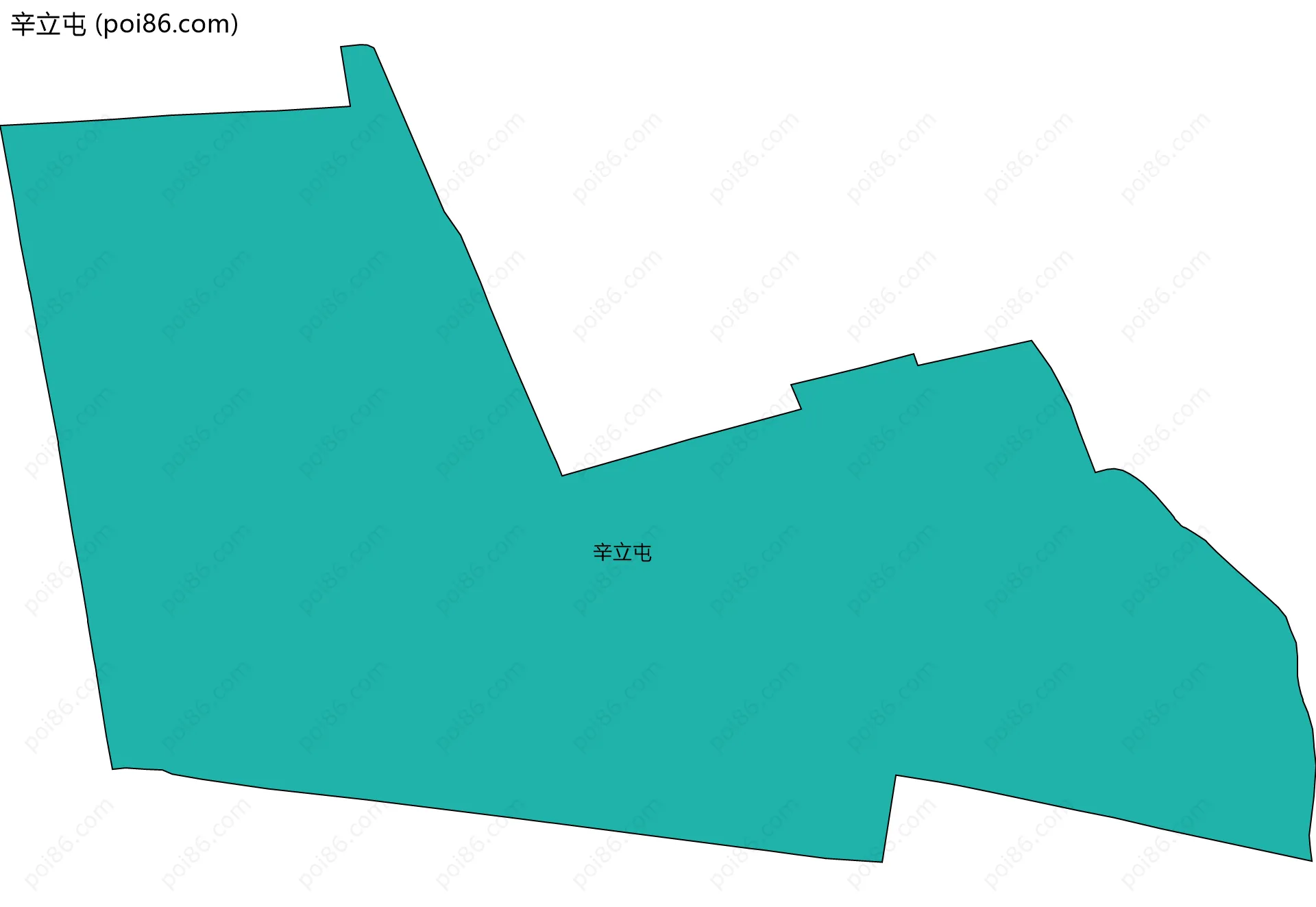 辛立屯边界地图