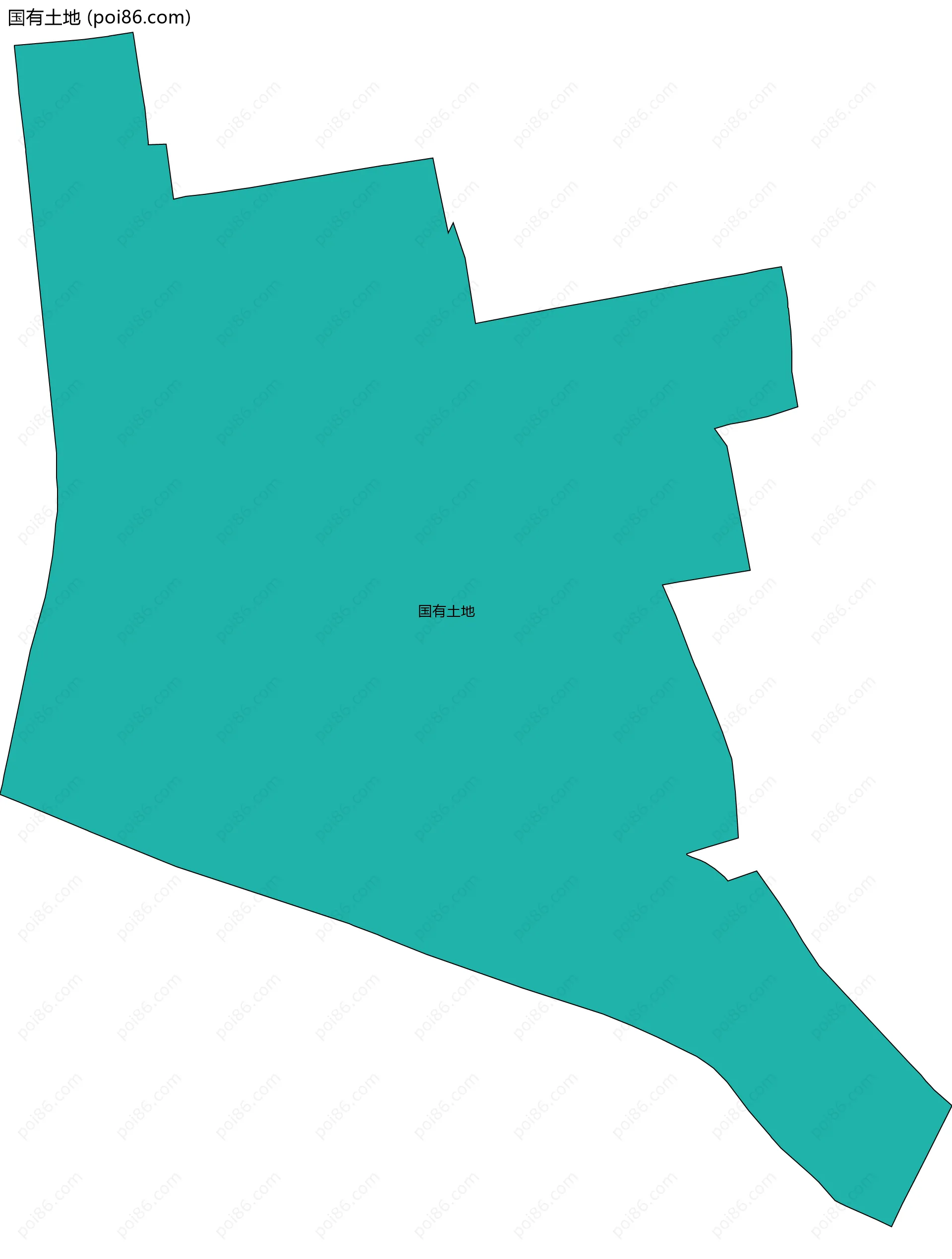 国有土地边界地图