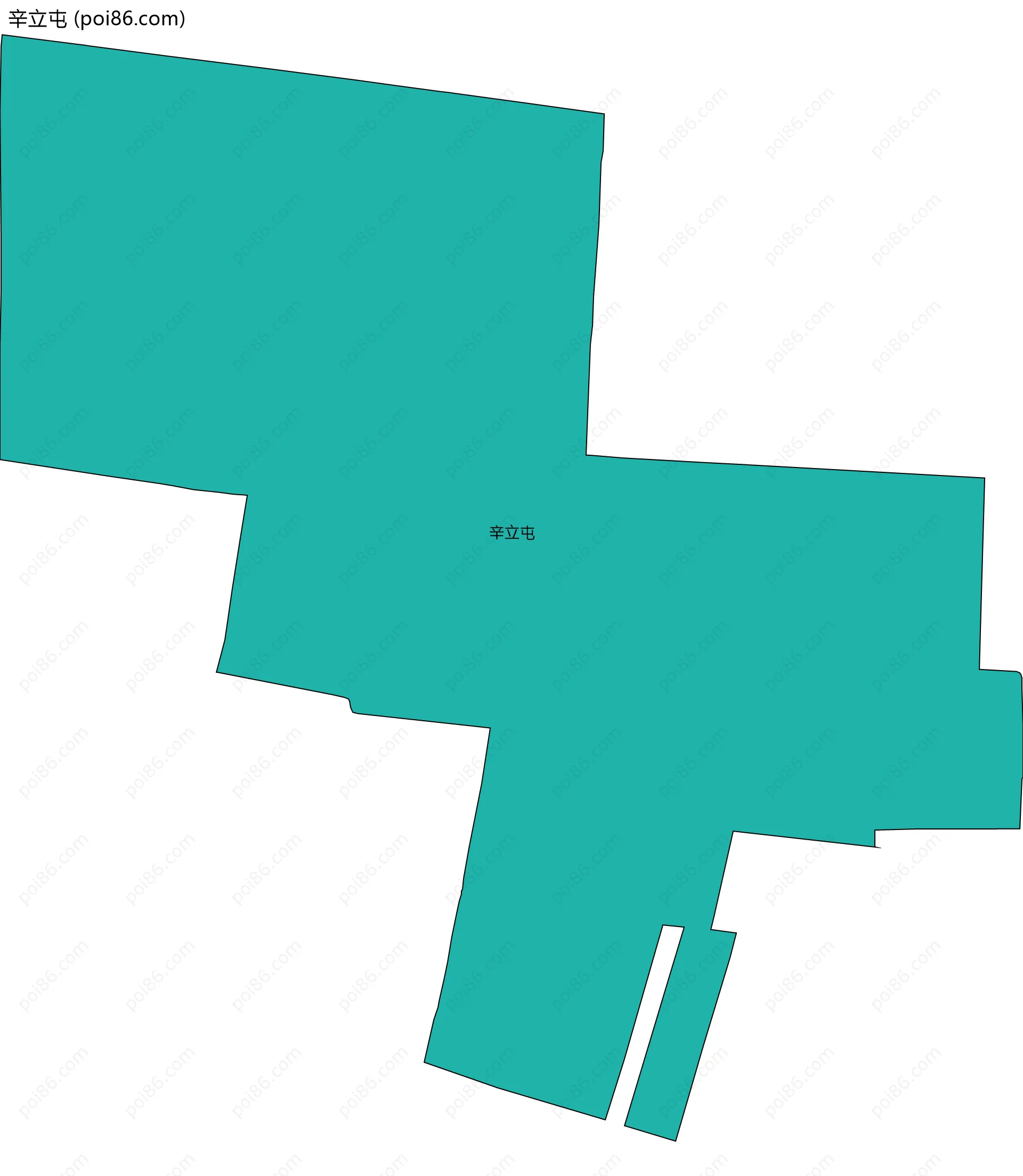 辛立屯边界地图