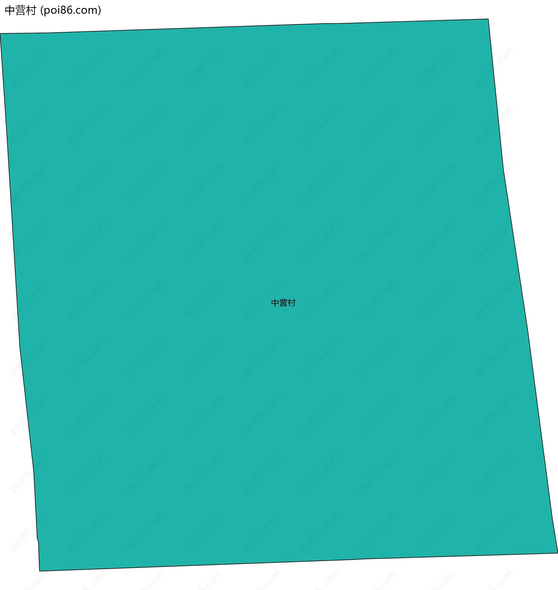 中营村边界地图