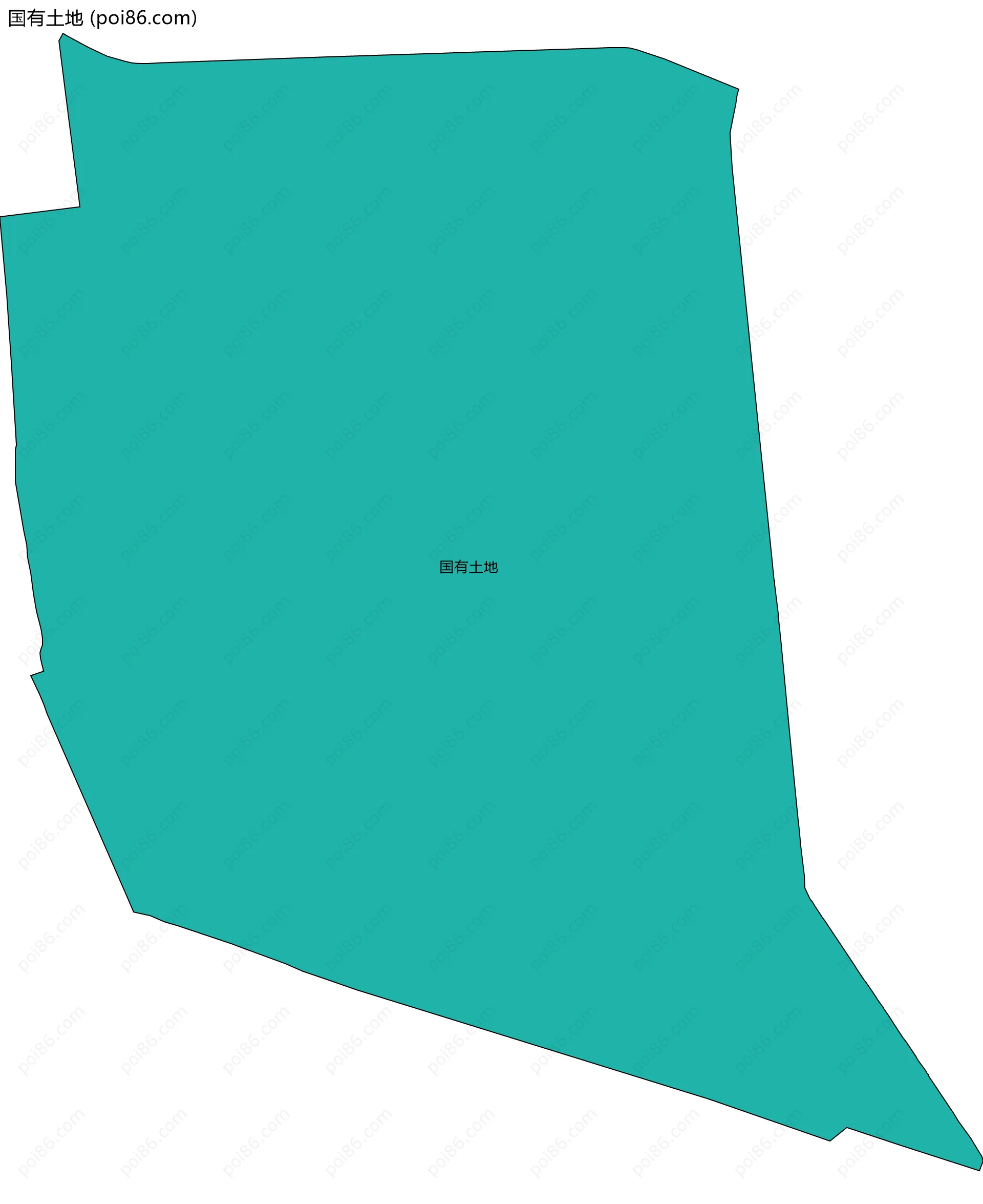 国有土地边界地图