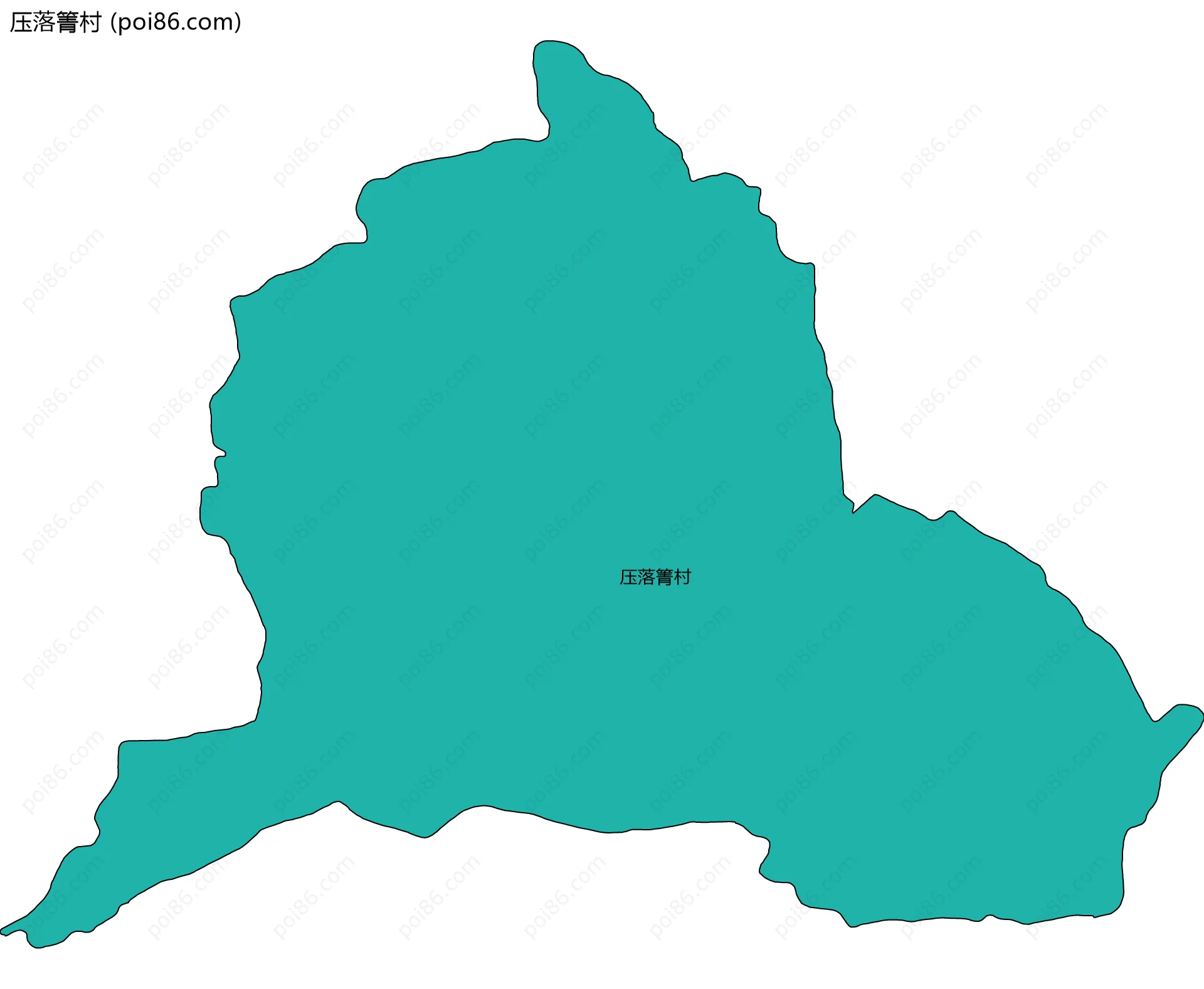 压落箐村边界地图