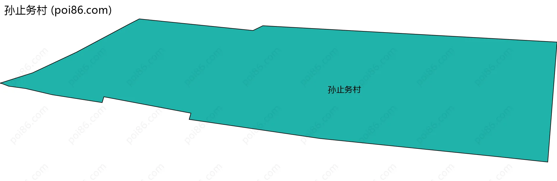 孙止务村边界地图