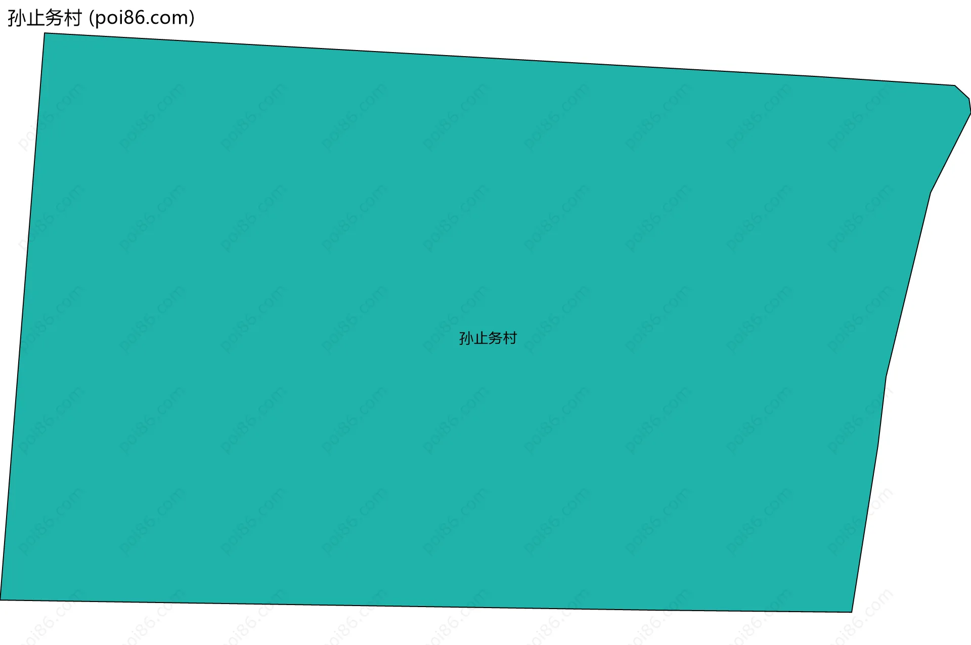 孙止务村边界地图