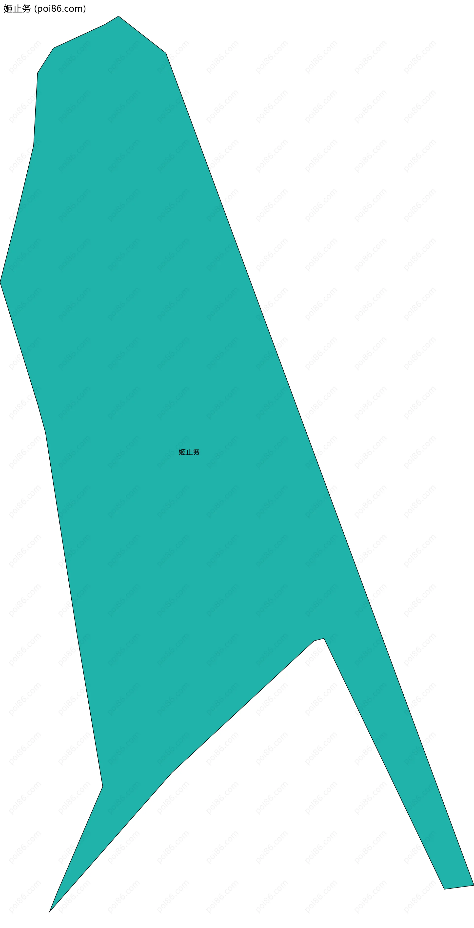 姬止务边界地图