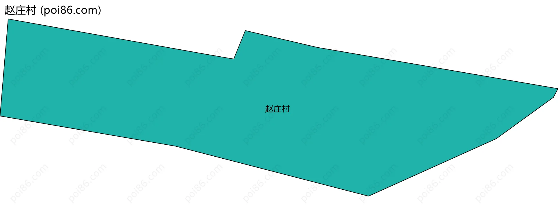 赵庄村边界地图