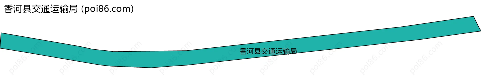 香河县交通运输局边界地图