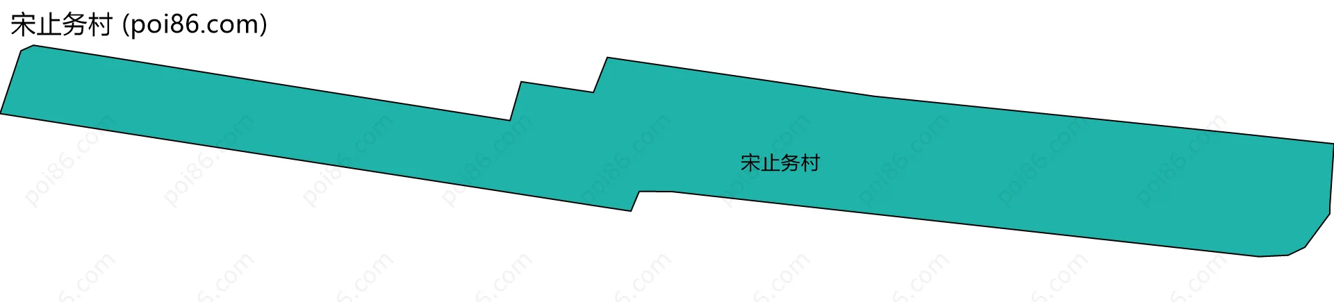 宋止务村边界地图