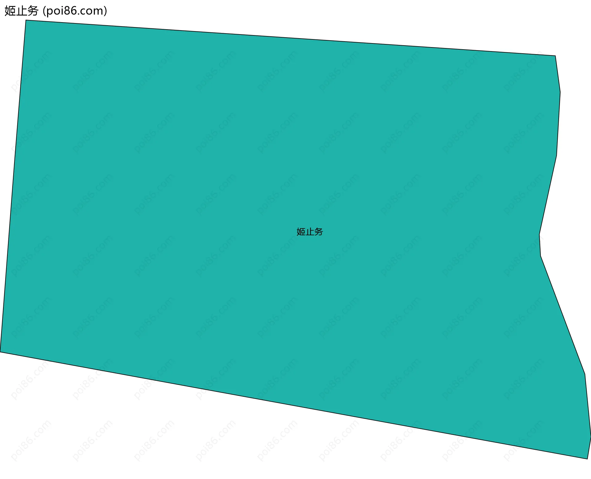 姬止务边界地图