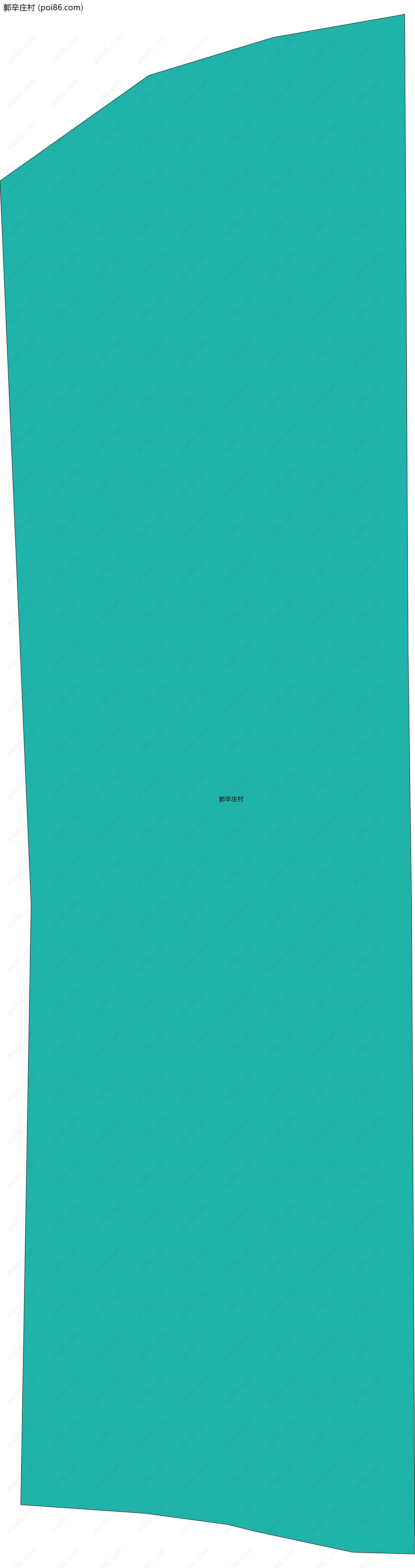 郭辛庄村边界地图