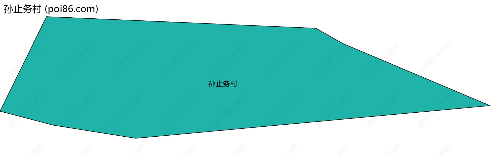 孙止务村边界地图