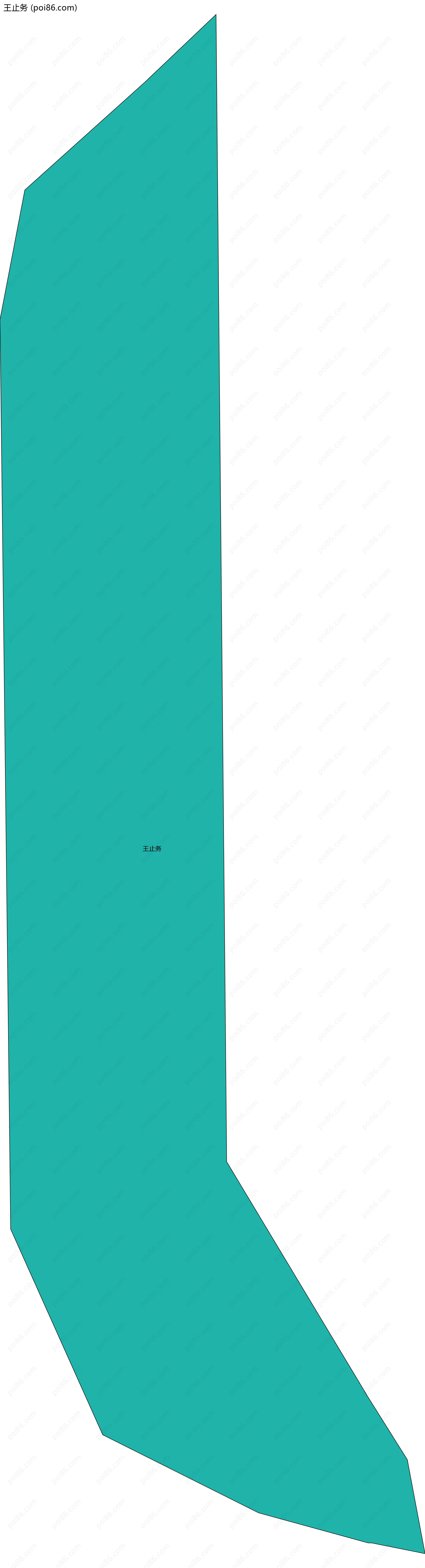 王止务边界地图