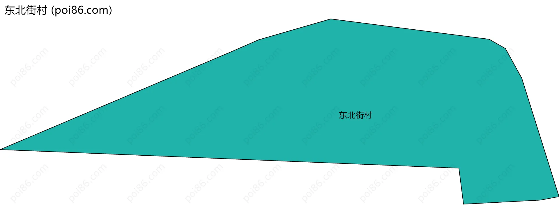 东北街村边界地图