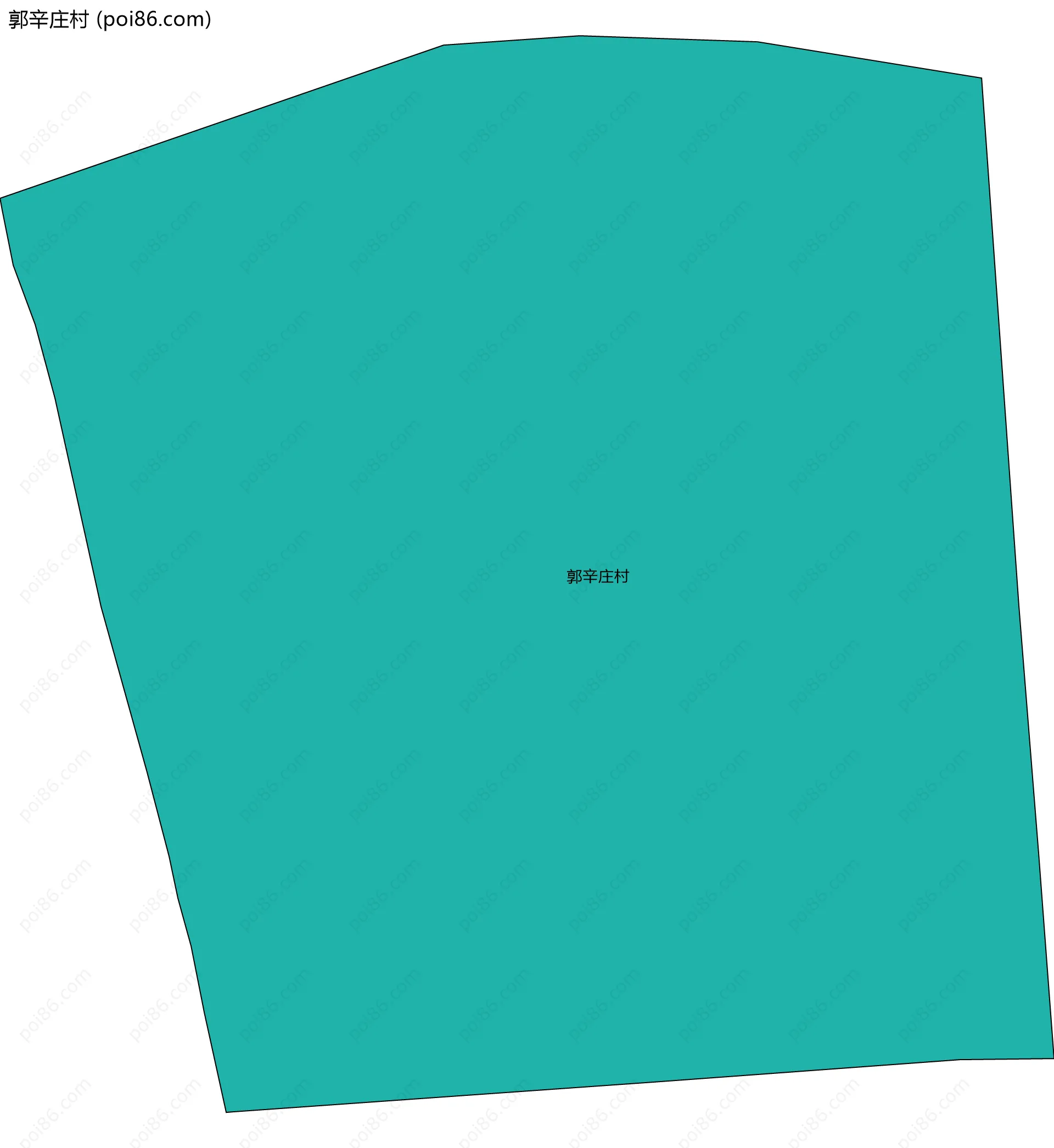 郭辛庄村边界地图