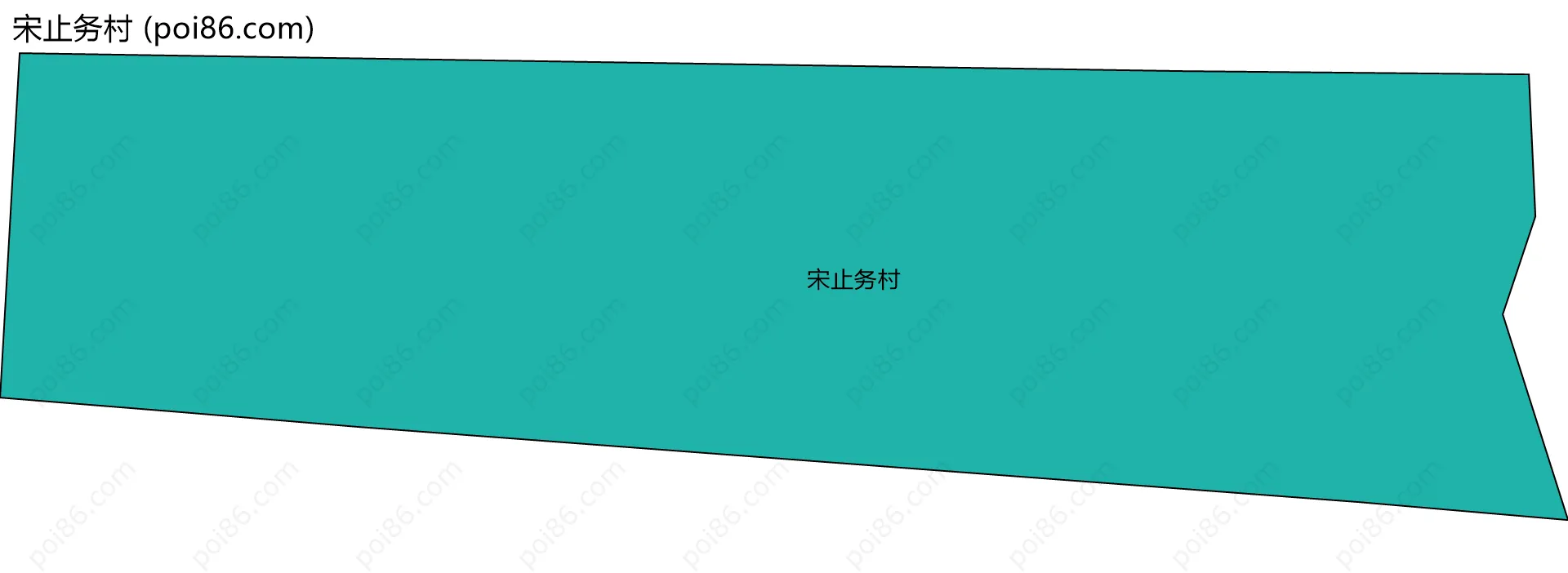 宋止务村边界地图