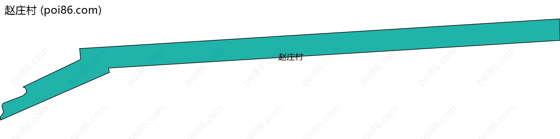 赵庄村边界地图