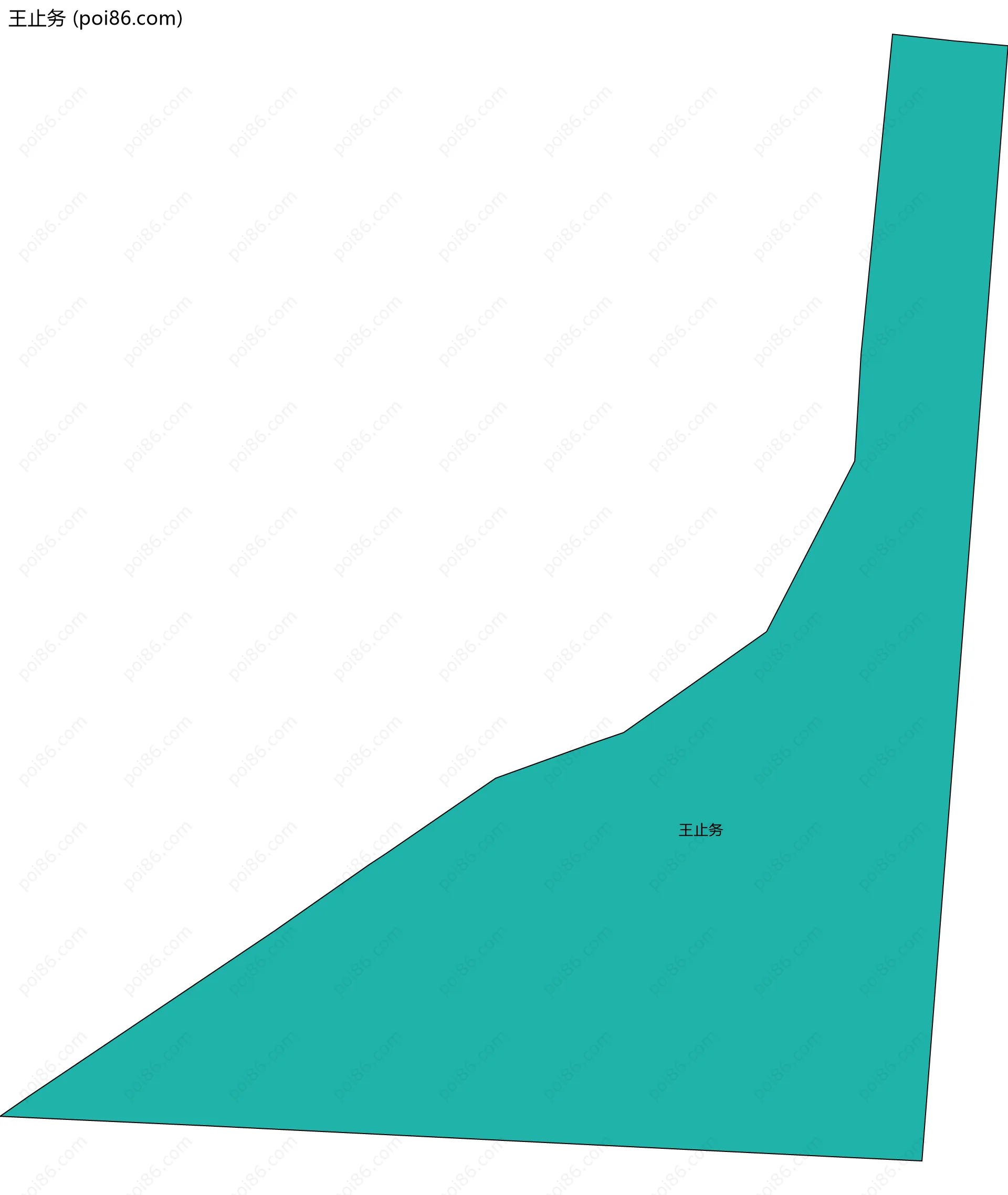 王止务边界地图