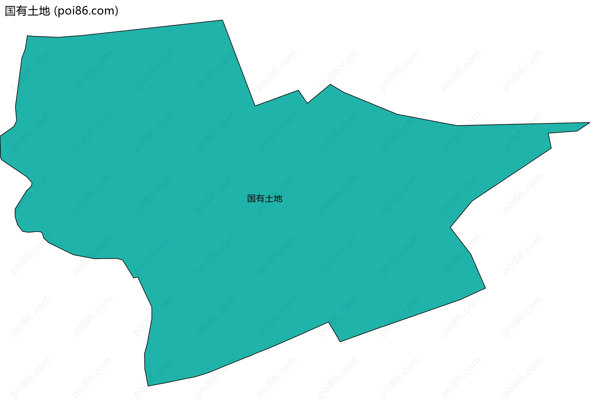 国有土地边界地图