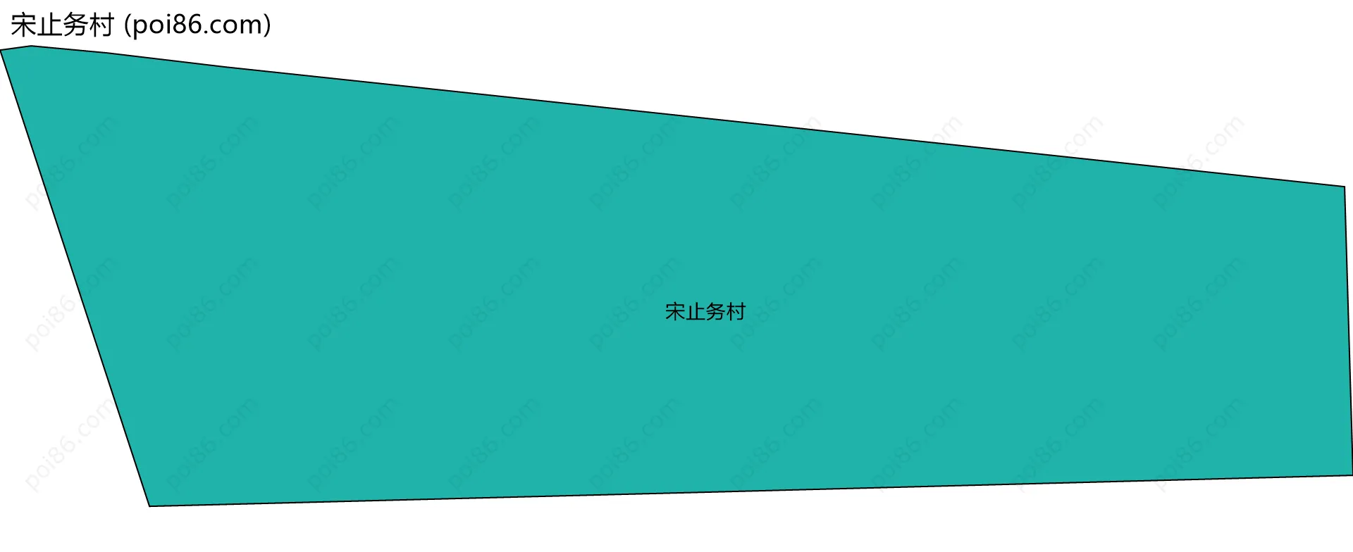 宋止务村边界地图